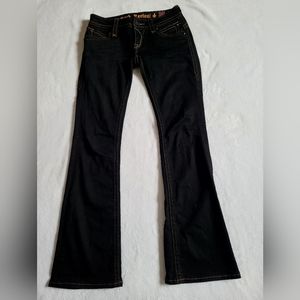 Women's Rock Revival Patti Boot Black Jeans. Size 28. 